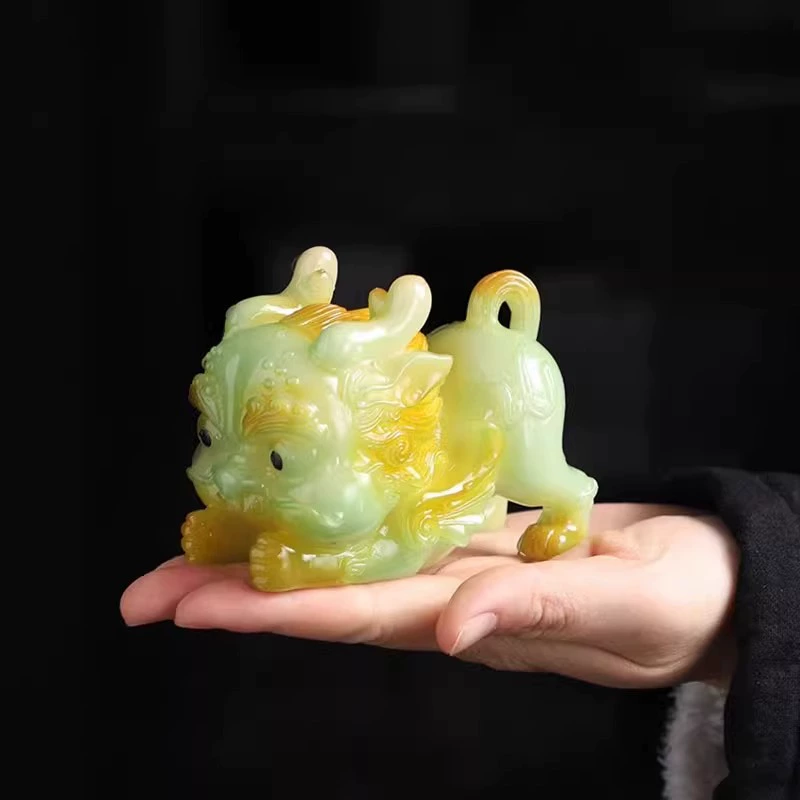 Color Changing Pixiu Tea Pet, Chinese Style Decor for Tea Table - Image 5