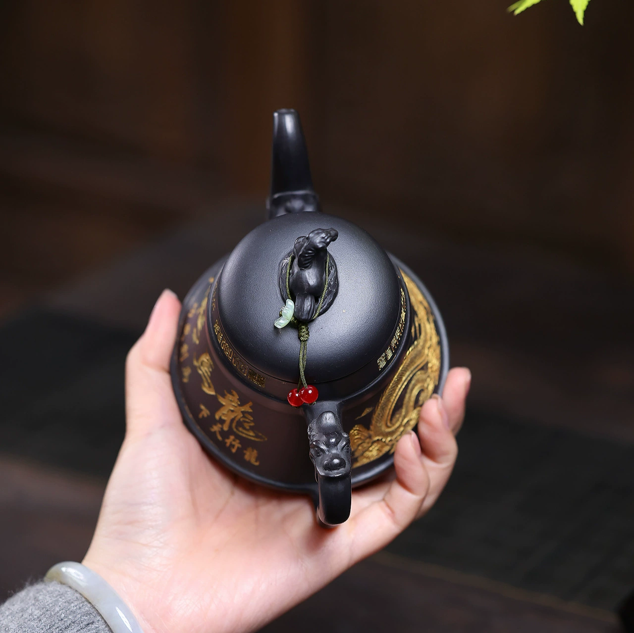 Dragon Horse Spirit Handmade Zisha Teapot for Gongfu Tea - Image 3