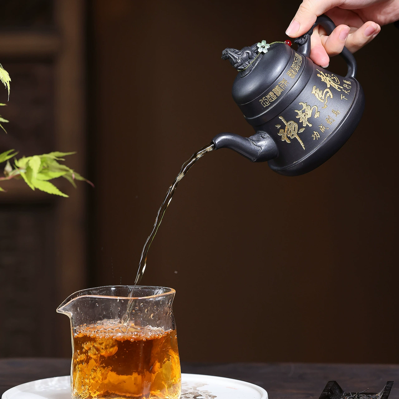 Dragon Horse Spirit Handmade Zisha Teapot for Gongfu Tea - Image 2